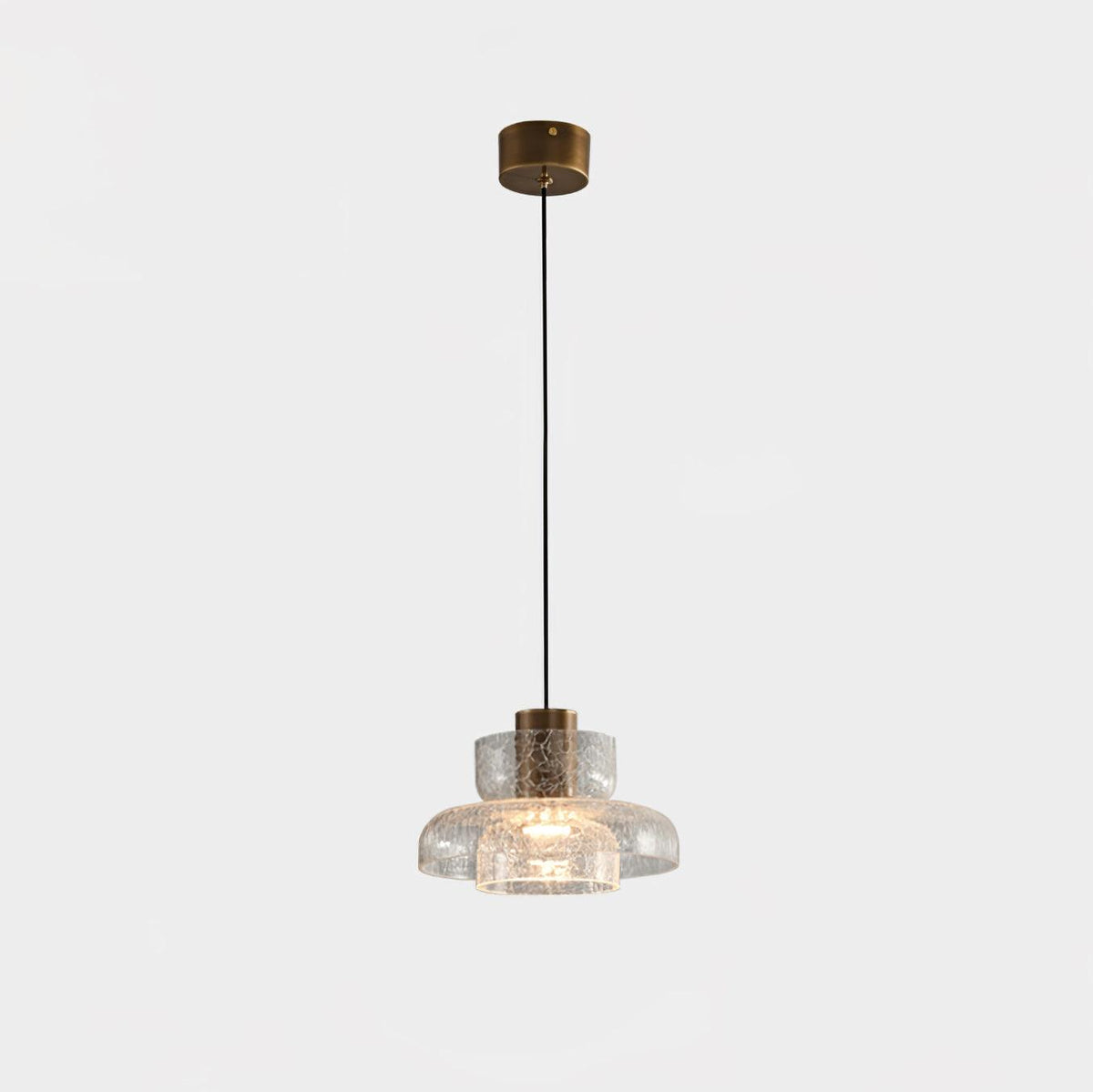 Glacier Crackle glas hanglamp