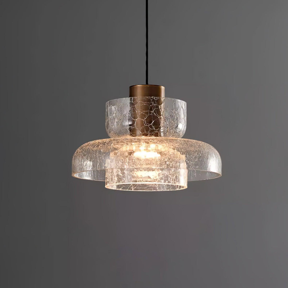 Glacier Crackle glas hanglamp
