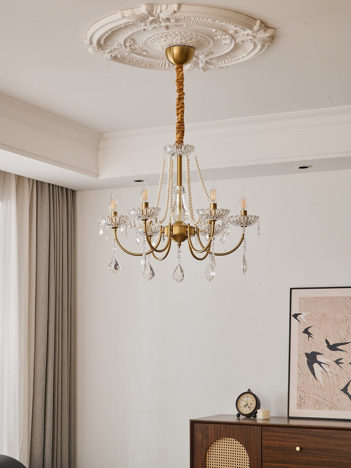 Cevaris Postmodern luxe Pearl glas Kroonluchter