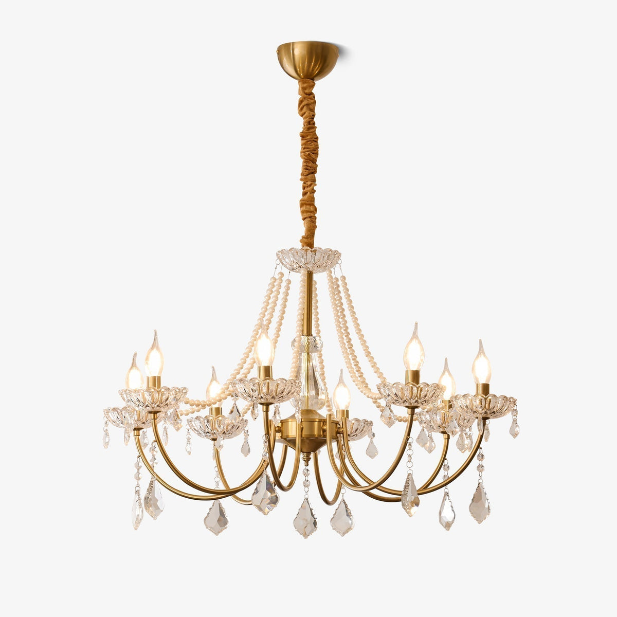 Cevaris Postmodern luxe Pearl glas Kroonluchter