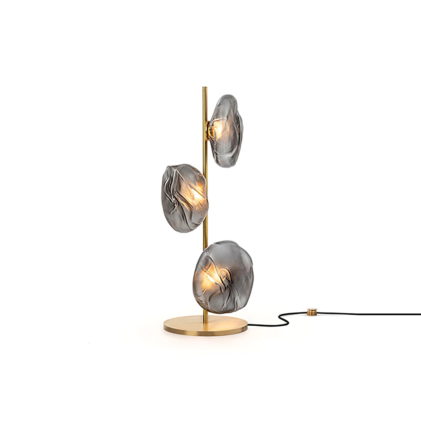 Byres Design Onregelmatige LED Tafellamp Metaal/Glas Binnen