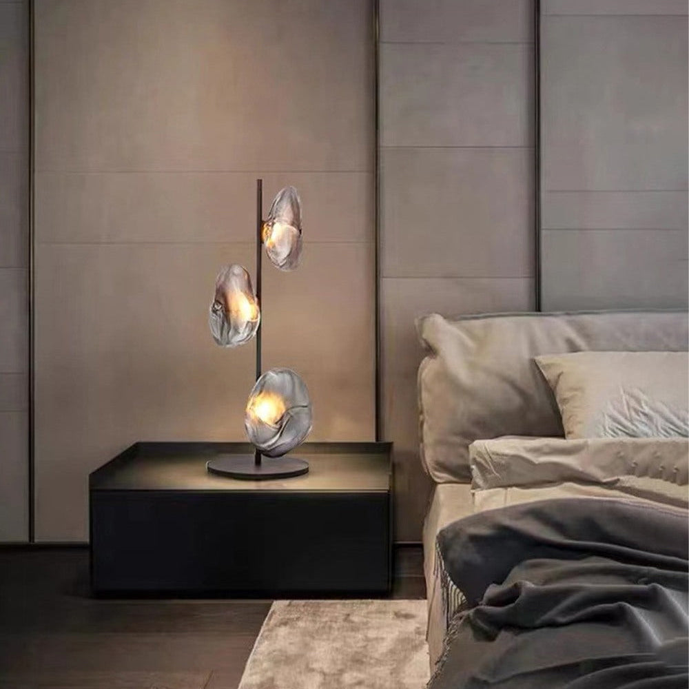 Byres Design Onregelmatige LED Tafellamp Metaal/Glas Binnen