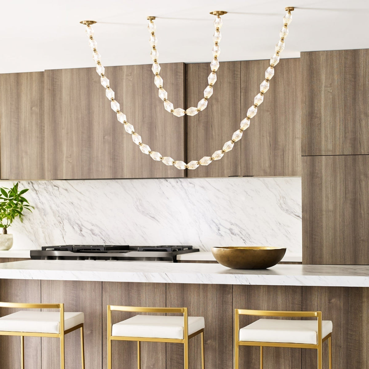 Pearlene Beaded Kroonluchter