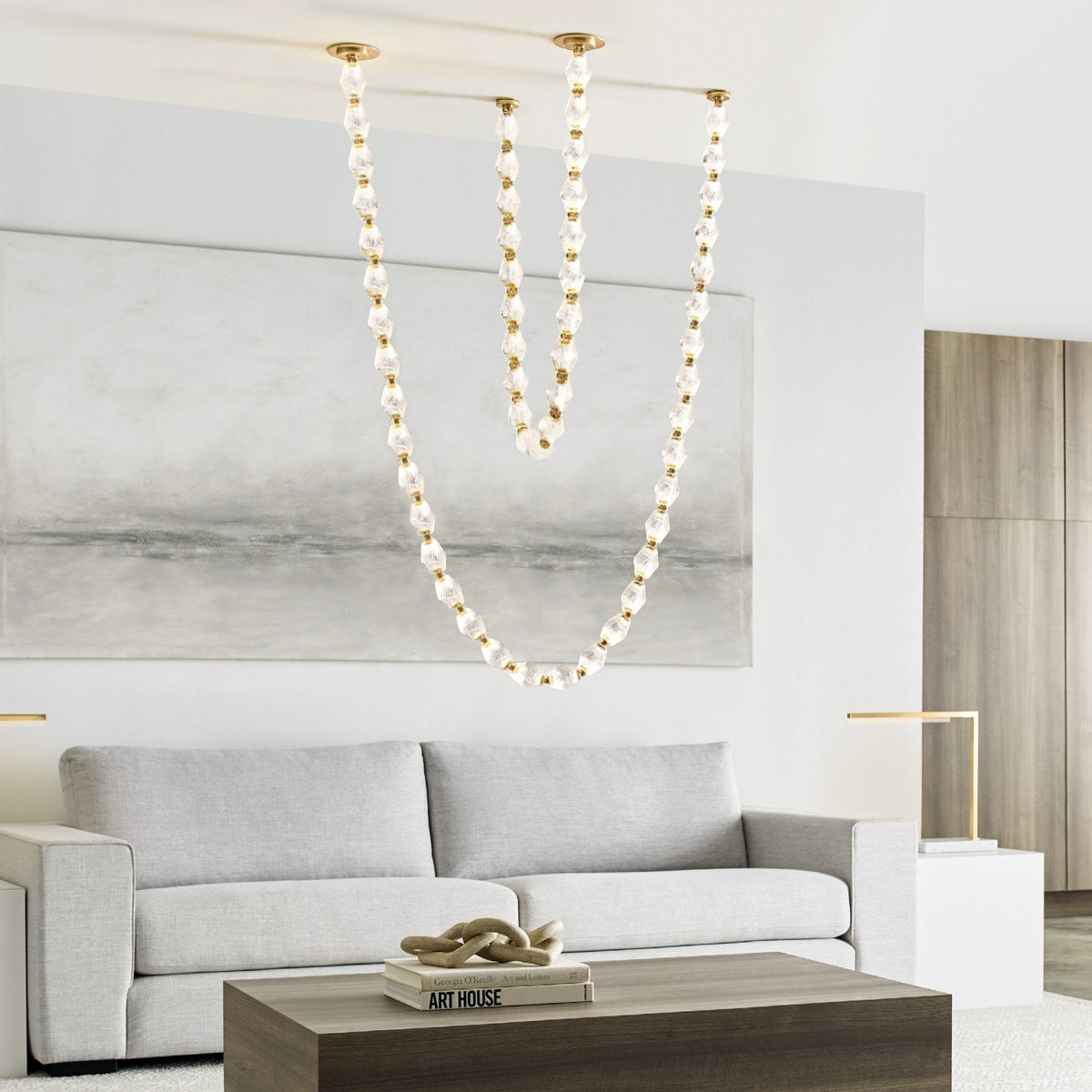 Pearlene Beaded Kroonluchter