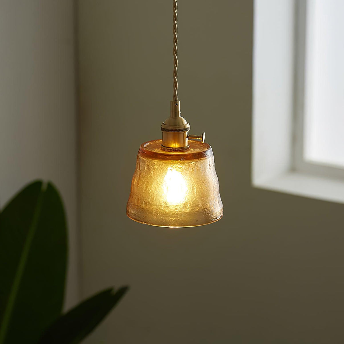 Lioreraya hanglamp van koper glas voor eetkamer