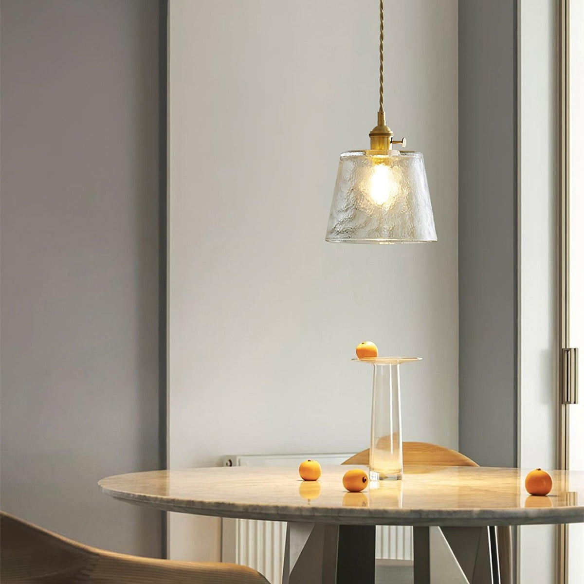 Lioreraya hanglamp van koper glas voor eetkamer