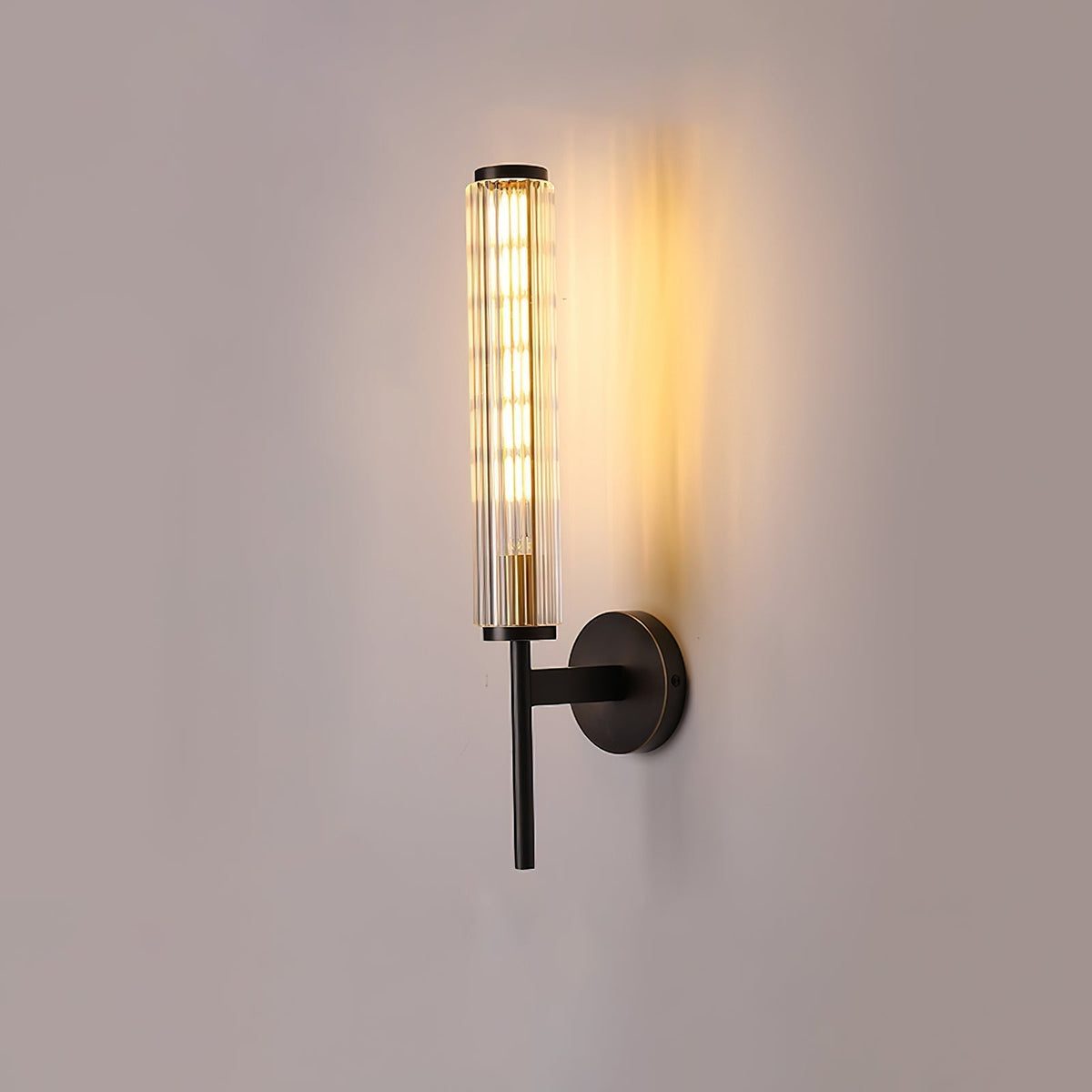 Faylen Premium Lineaire wandlamp van messing en glas