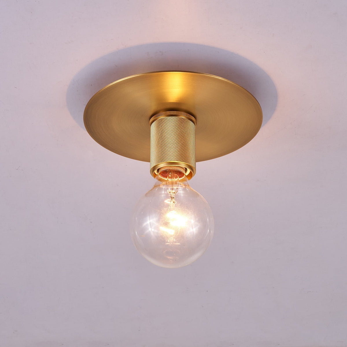 Aursorion moderne minimalistische plafondlamp van messing