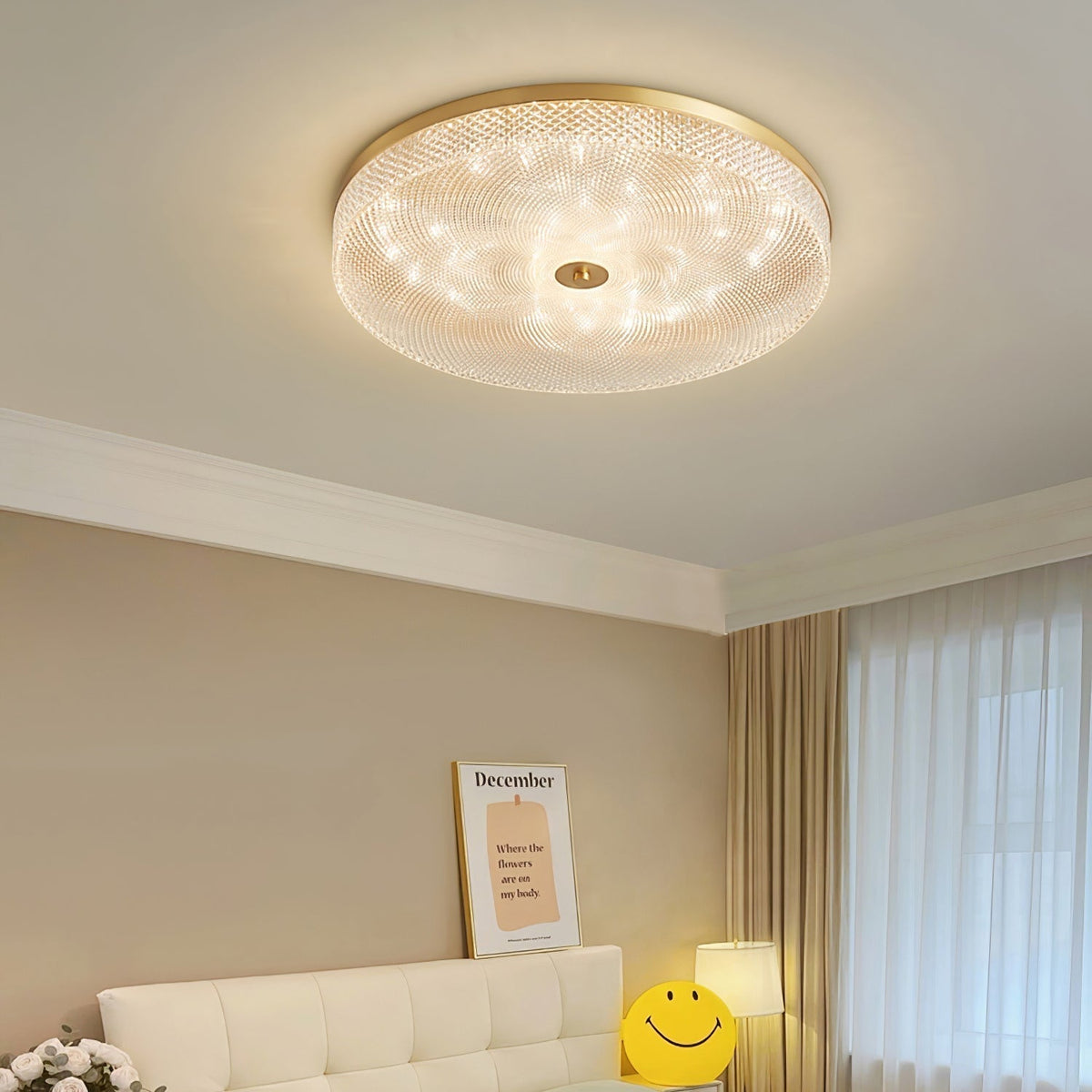Ovelion Moderne plafondlamp met minimalistisch gestreept ontwerp