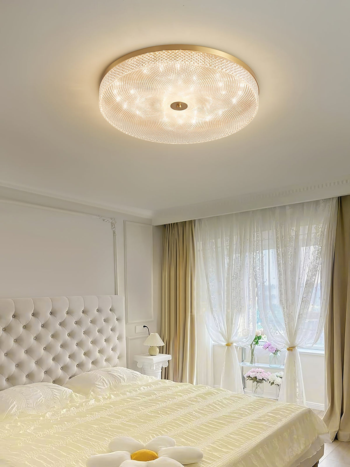 Ovelion Moderne plafondlamp met minimalistisch gestreept ontwerp