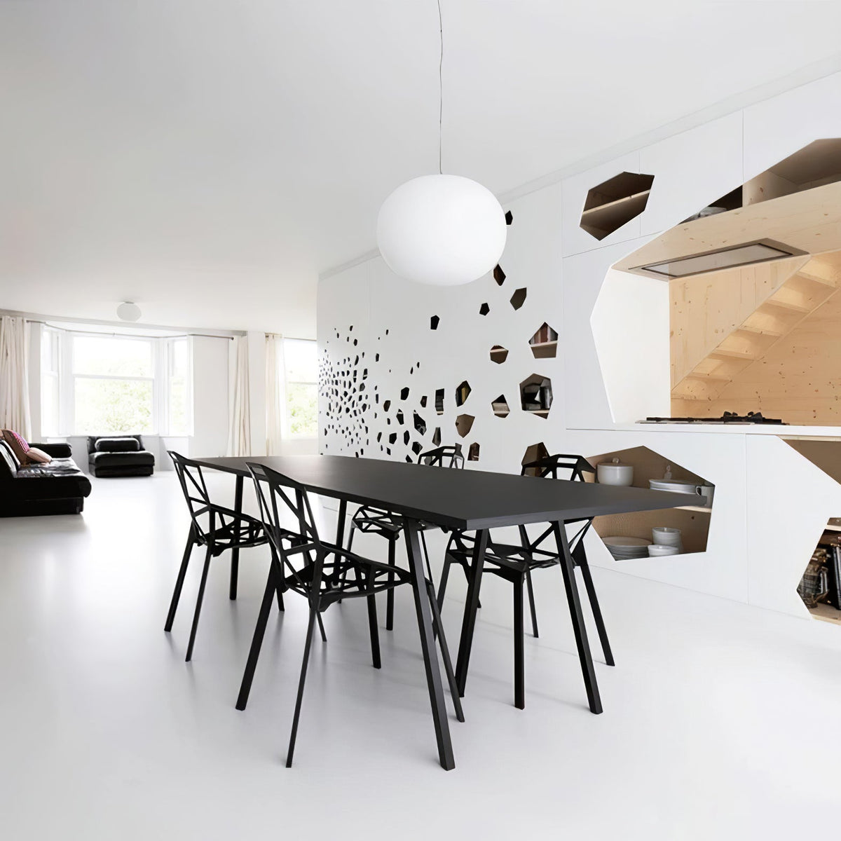 Gysta Moderne hanglamp van glas