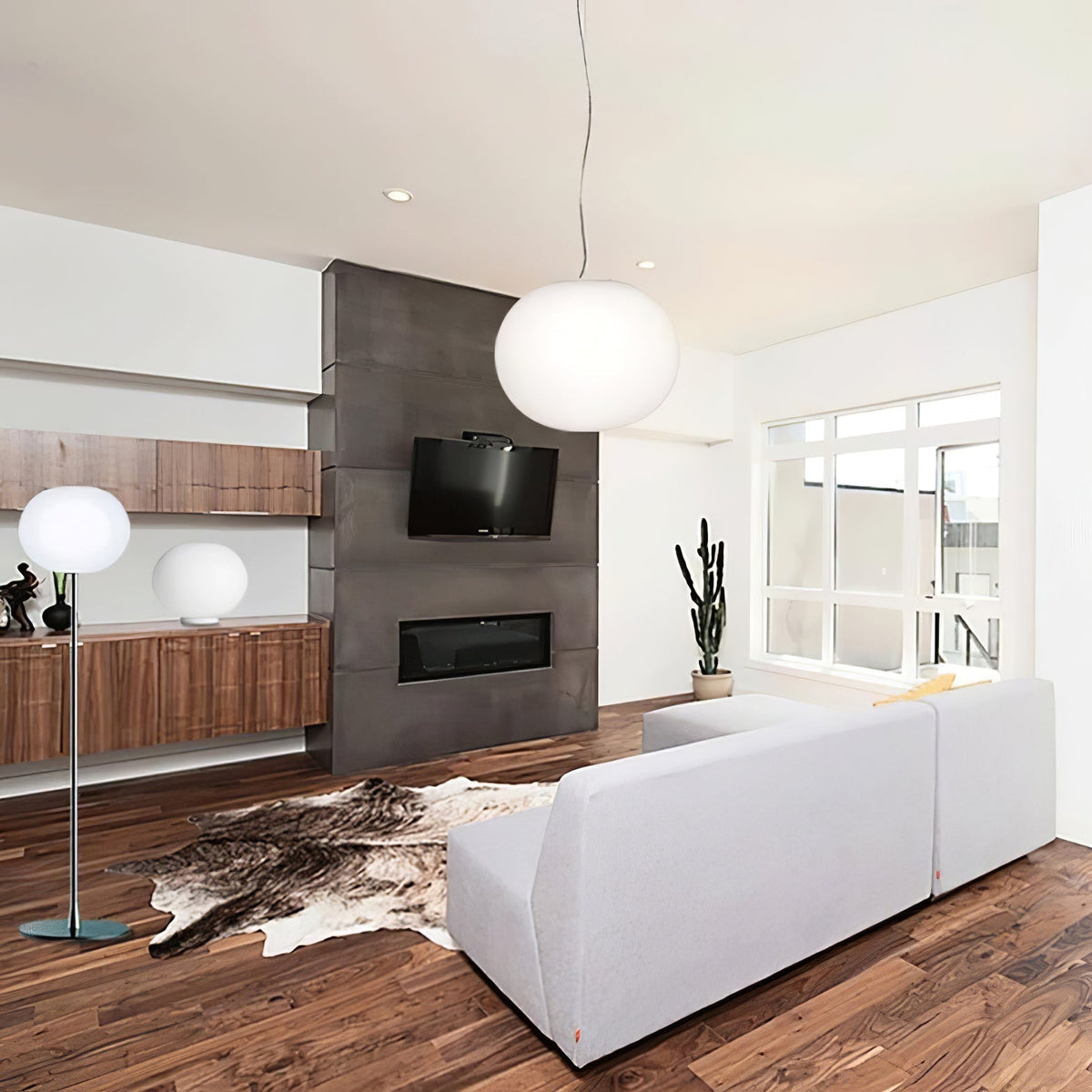 Gysta Moderne hanglamp van glas