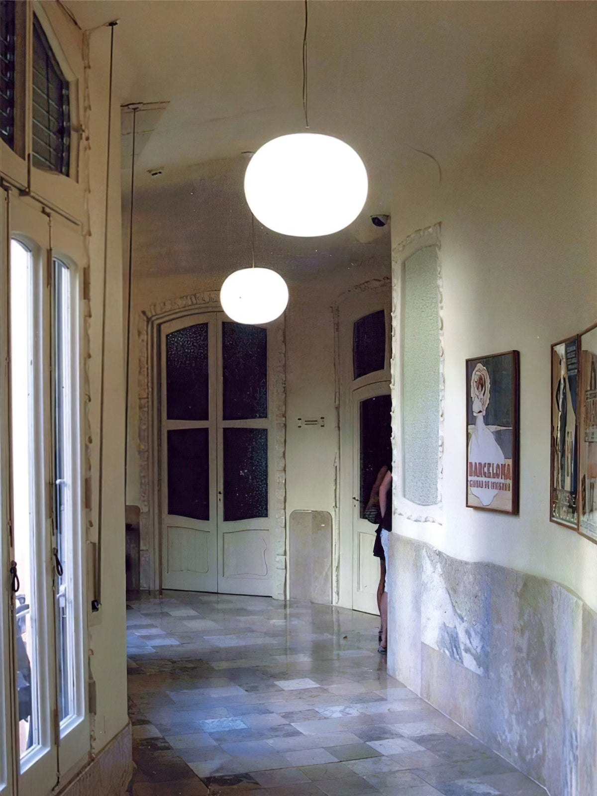 Qersy moderne hanglamp van glas