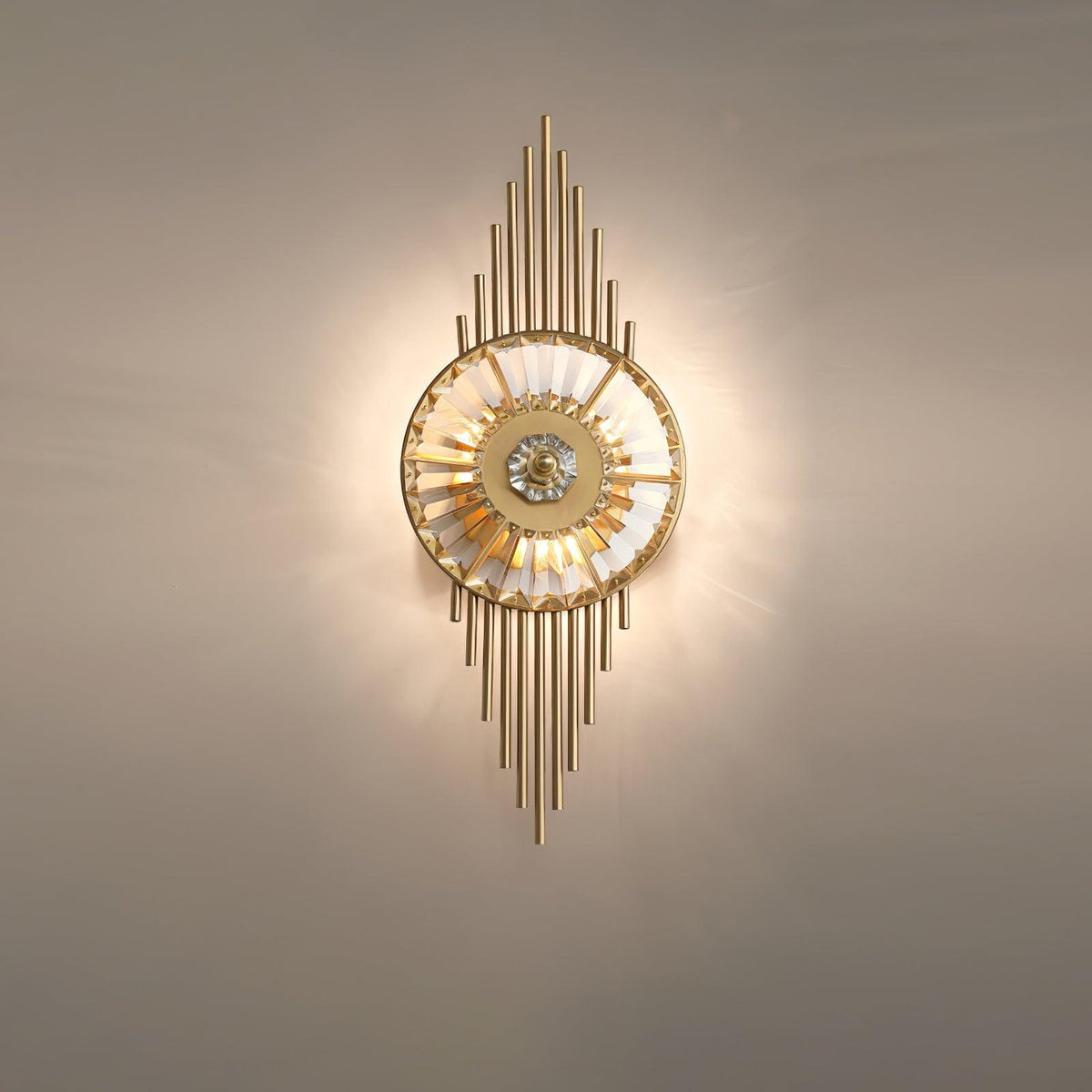 Cilirel Postmodern Luxe Goud Kristal wandlamp
