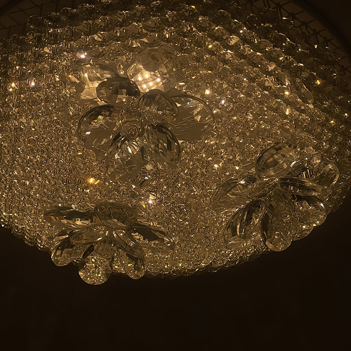 Zesolila Traditionele kunst hanglamp van goudkleurig metaal
