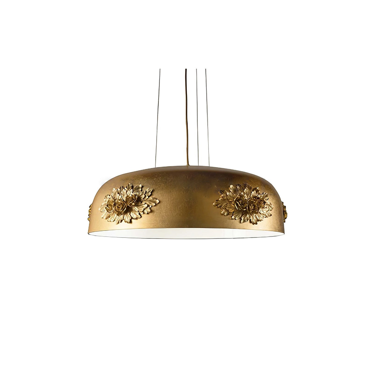 Zesolila Traditionele kunst hanglamp van goudkleurig metaal