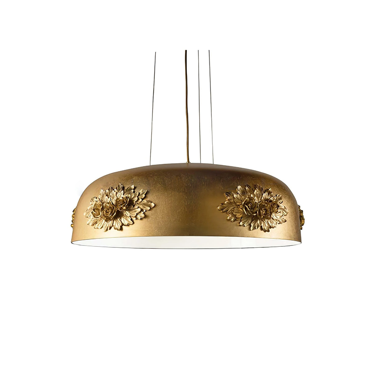 Zesolila Traditionele kunst hanglamp van goudkleurig metaal
