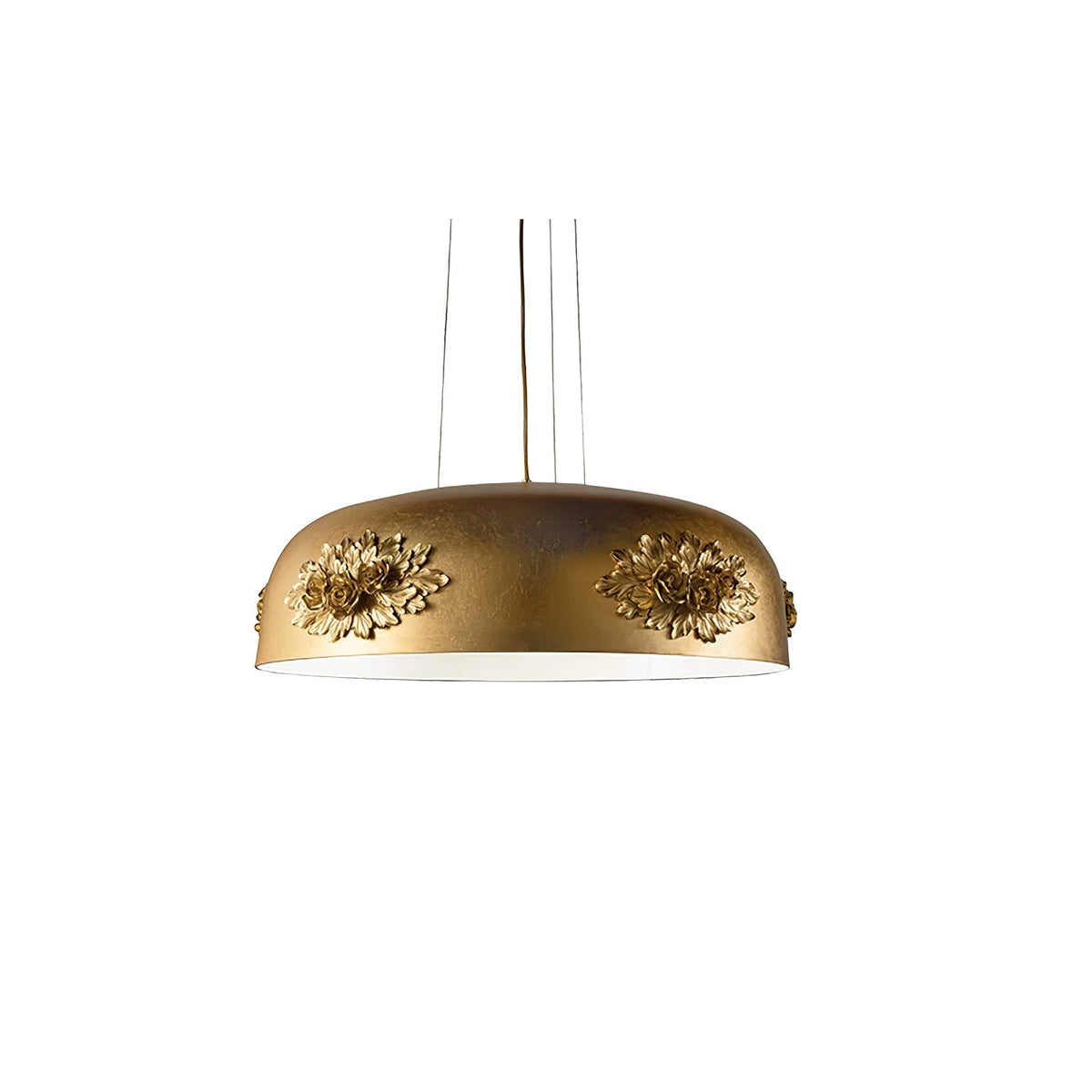 Zesolila Traditionele kunst hanglamp van goudkleurig metaal