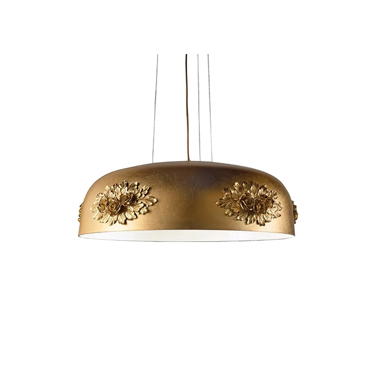 Zesolila Traditionele kunst hanglamp van goudkleurig metaal