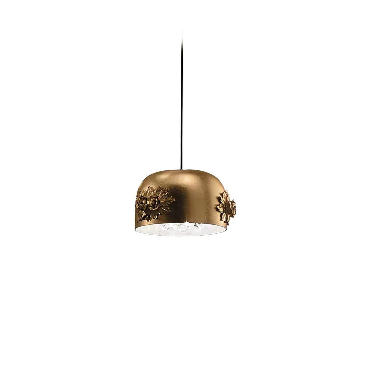 Zesolila Traditionele kunst hanglamp van goudkleurig metaal