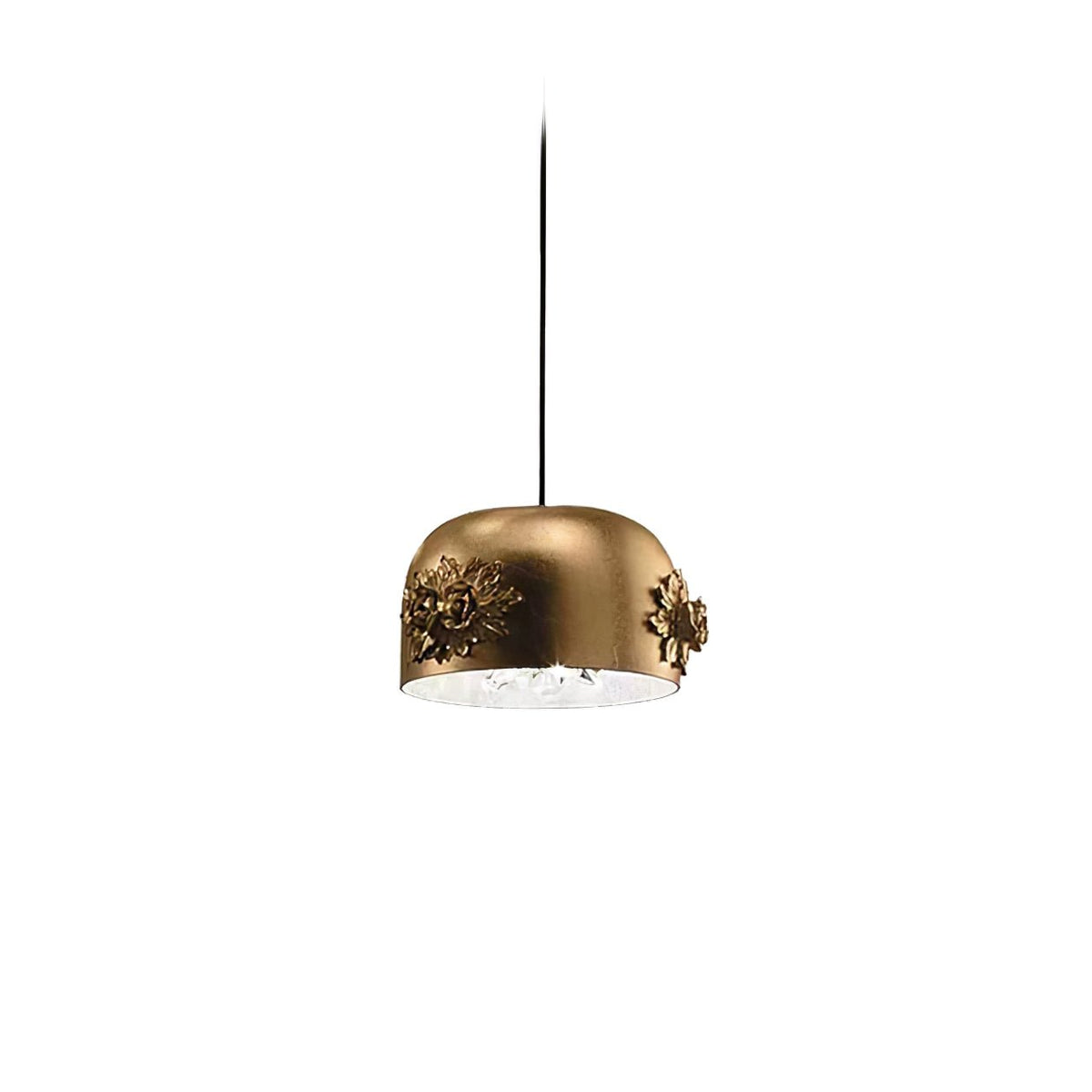 Zesolila Traditionele kunst hanglamp van goudkleurig metaal