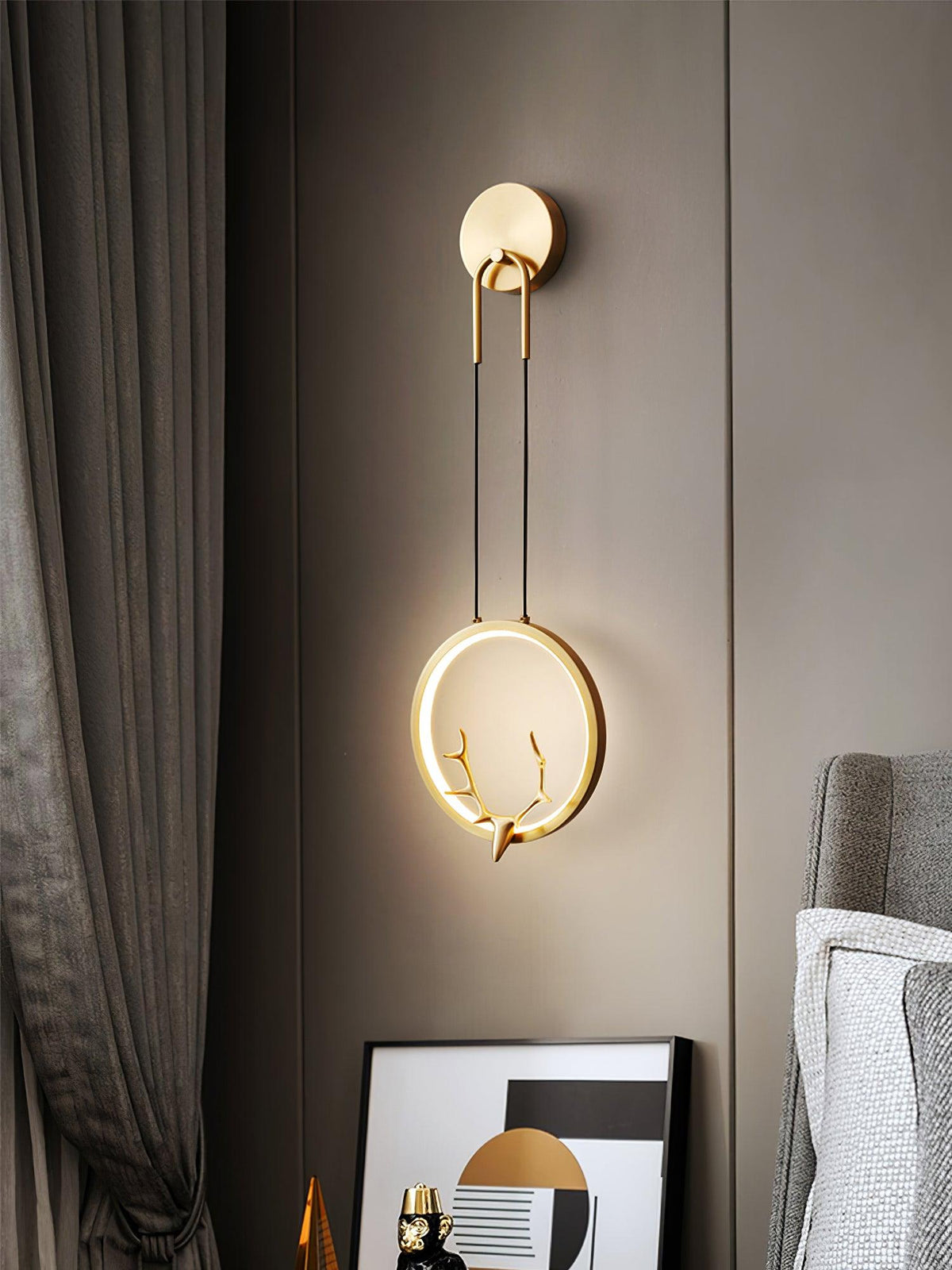 Kirixy Messing speels Wandlamp