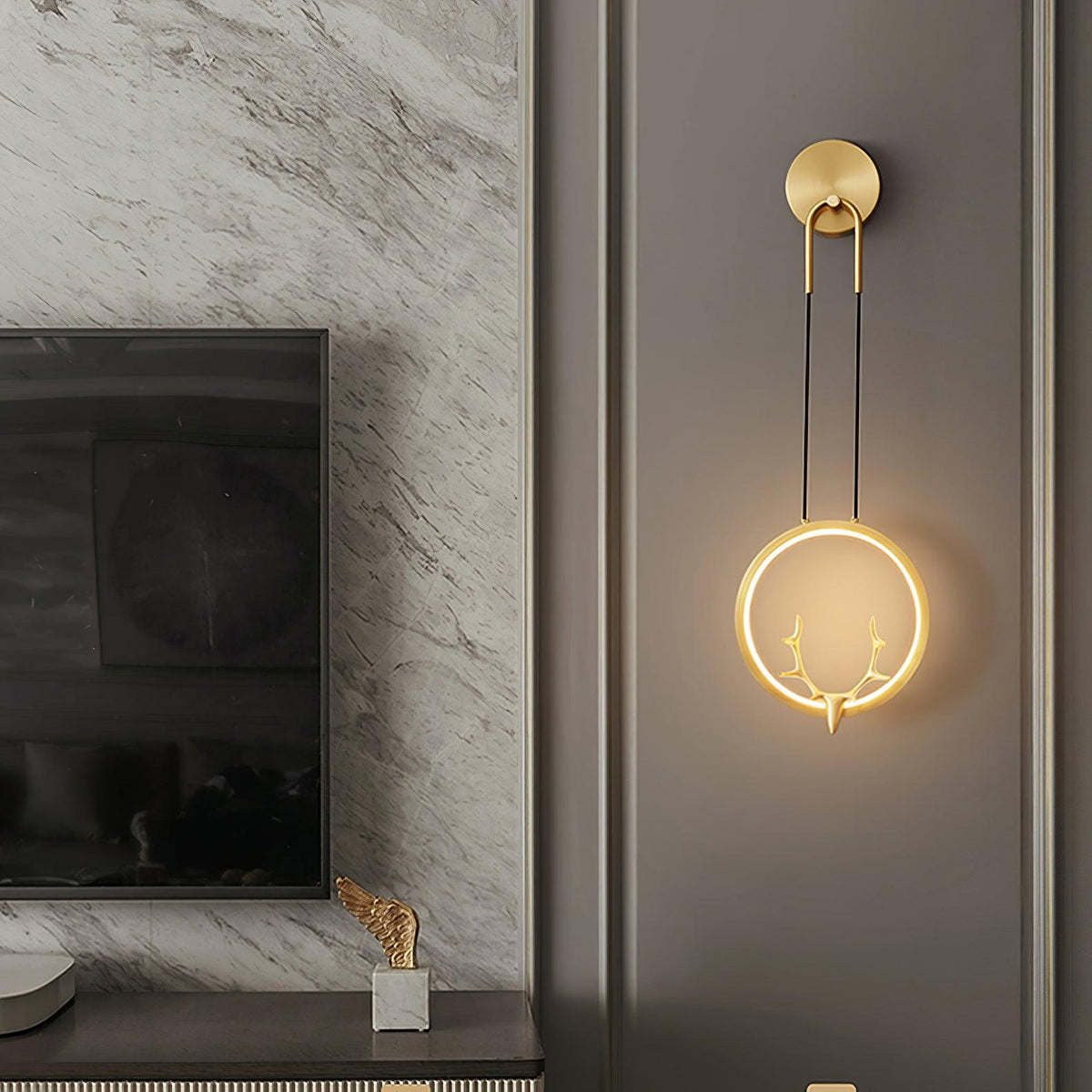 Kirixy Messing speels Wandlamp