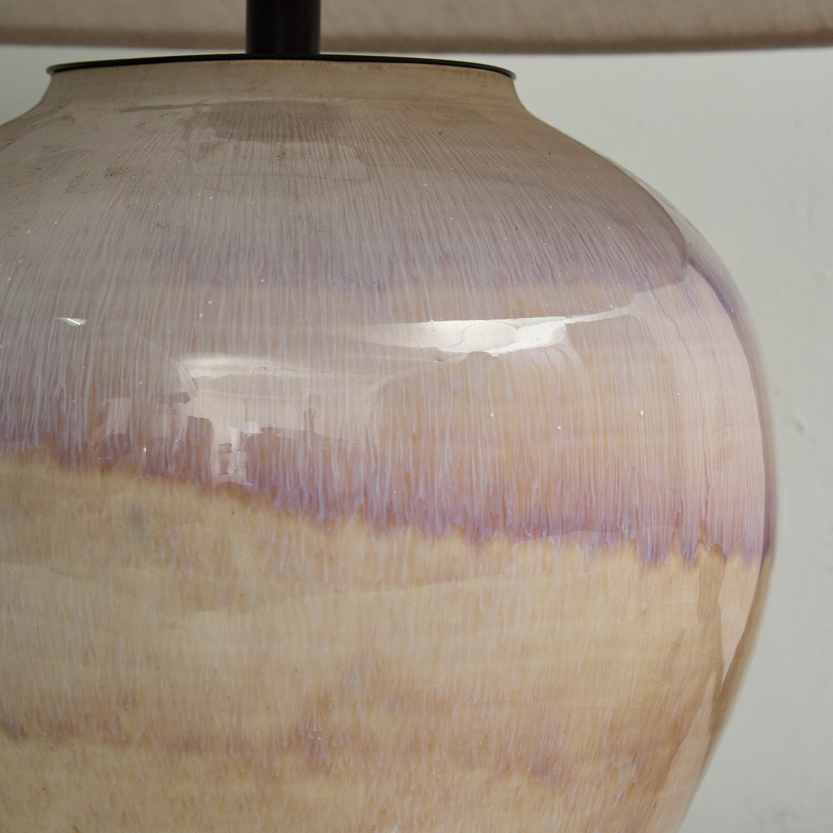 Gradient Hued keramische Jar tafellamp