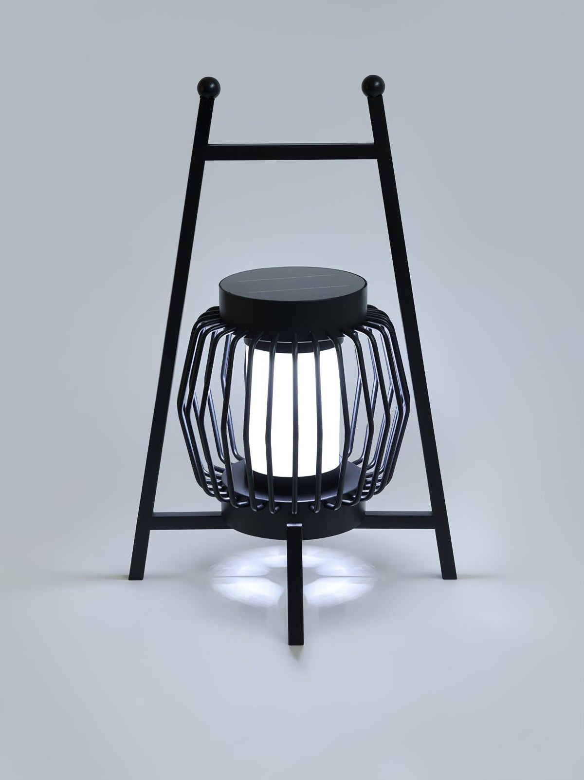 Vithair Oriental vloerlamp van hout voor buiten