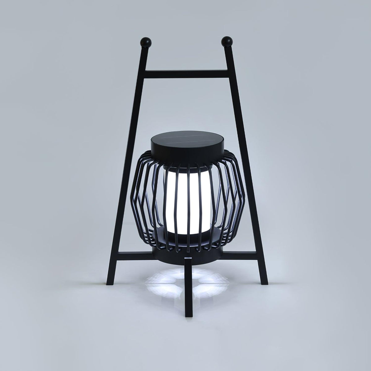Vithair Oriental vloerlamp van hout voor buiten