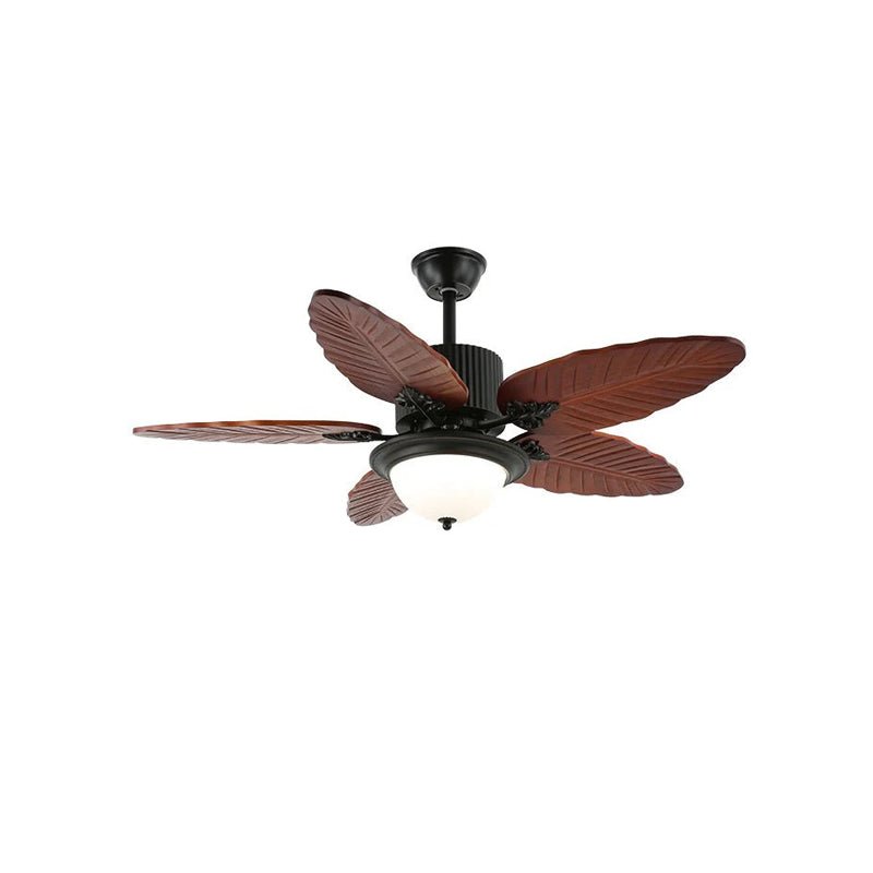 Palmoré plafondventilator met verlichting van hout