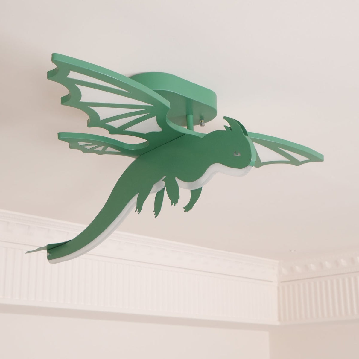 Miriora plafondlamp Groen Dinosaurus LED