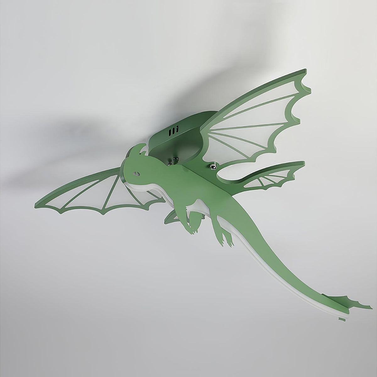 Miriora plafondlamp Groen Dinosaurus LED