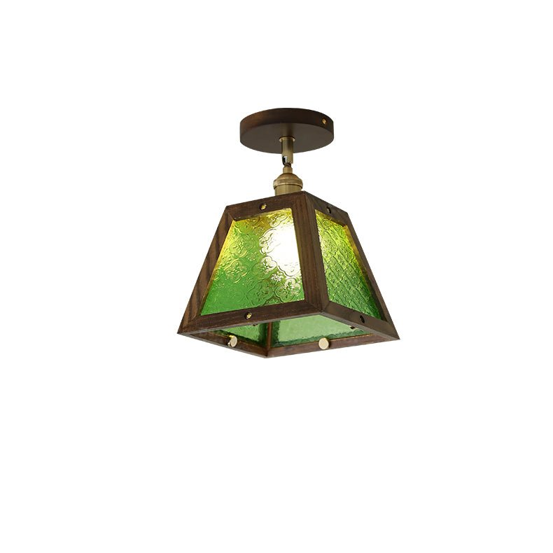 Edmund Groen gepatenteerd glas plafondlamp