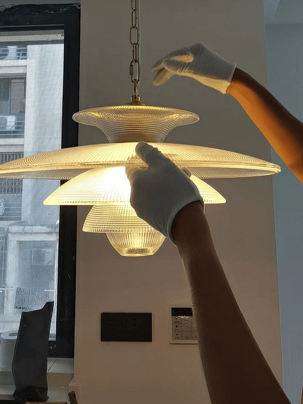 Cacariel individuele creativiteit hanglamp van glas