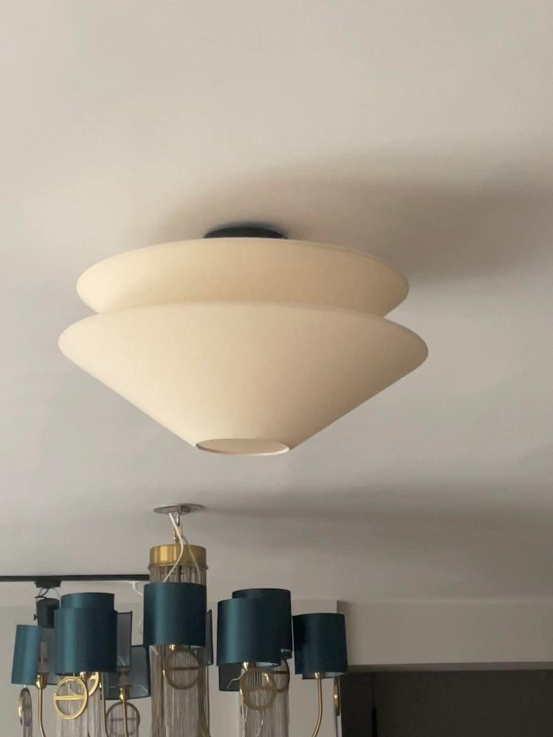 Ealo Noordse kunst stof Vlakke plafondlamp
