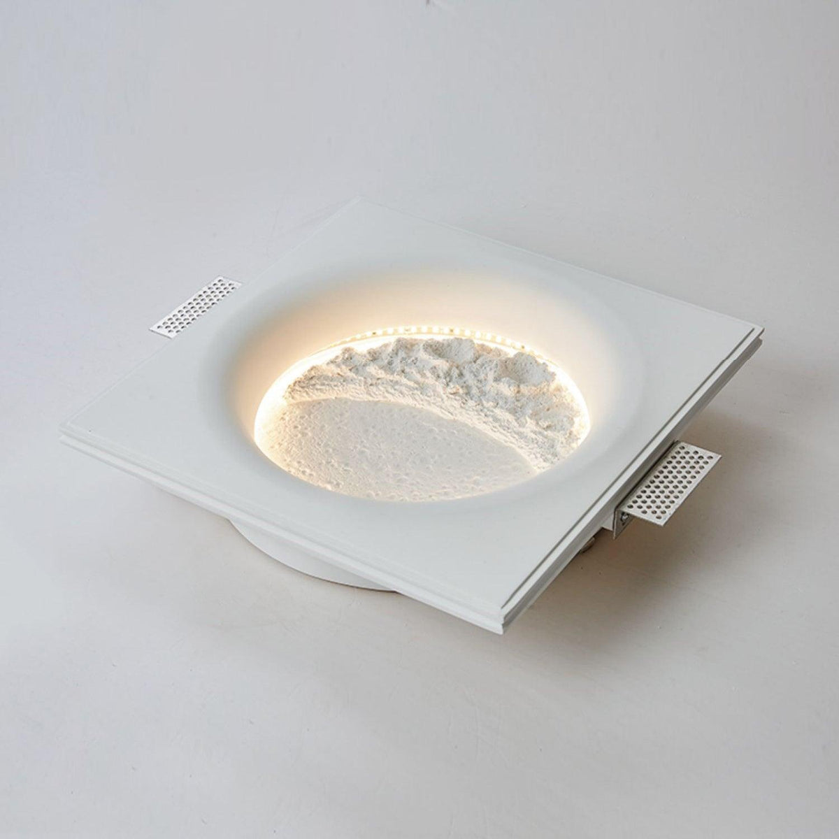 Elaisaine wandlamp Gips Maan