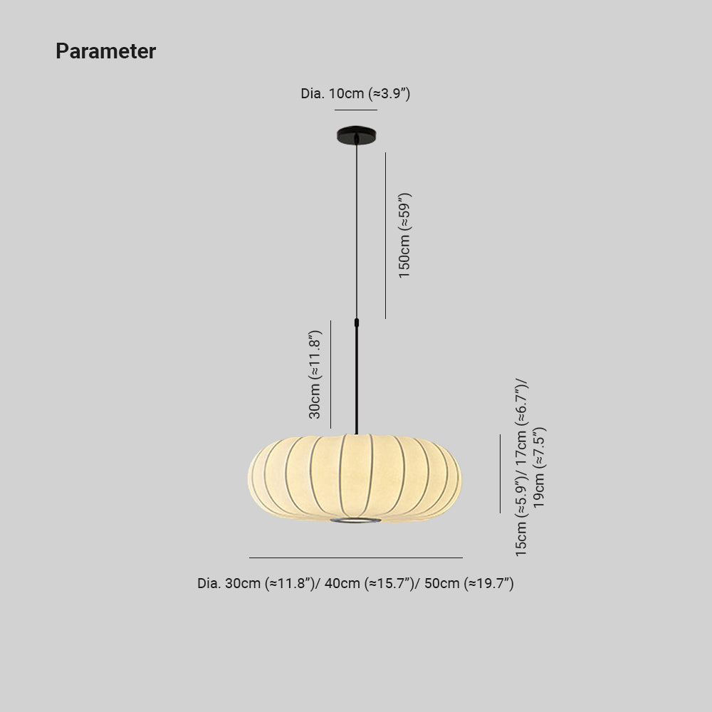 Renée Creatieve Ronde Hanglampen Stof Woonkamer Eetkamer Hal