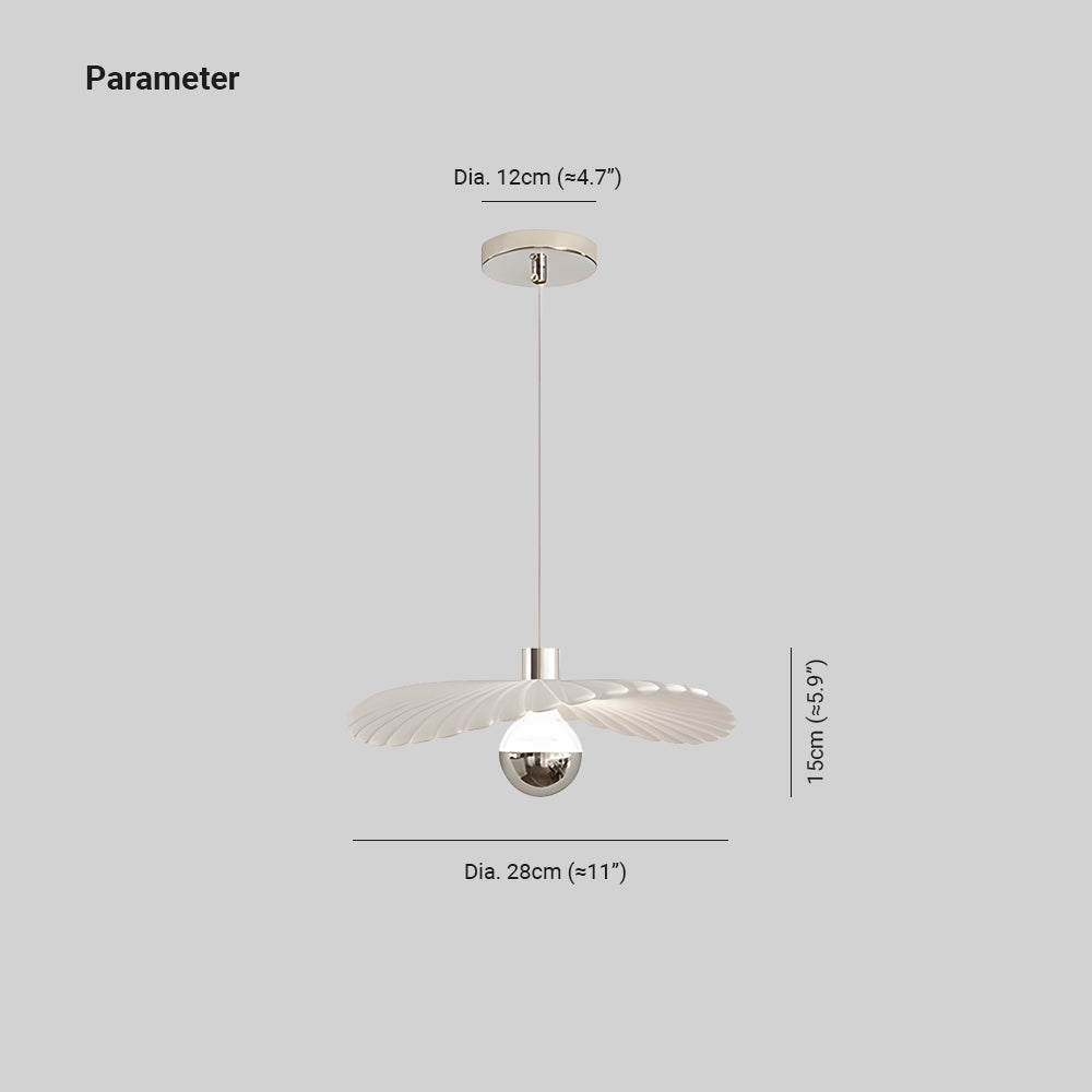 Cairns Noords Blad Hanglampen Metaal Hars Slaapkamer Gang