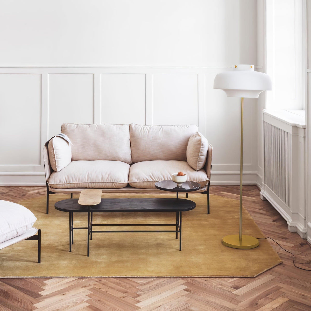 Olzoril Moderne vloerlamp van marmer