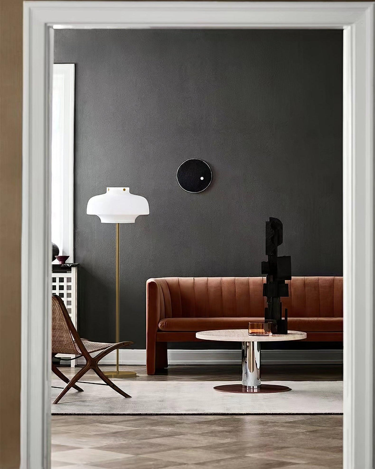 Olzoril Moderne vloerlamp van marmer