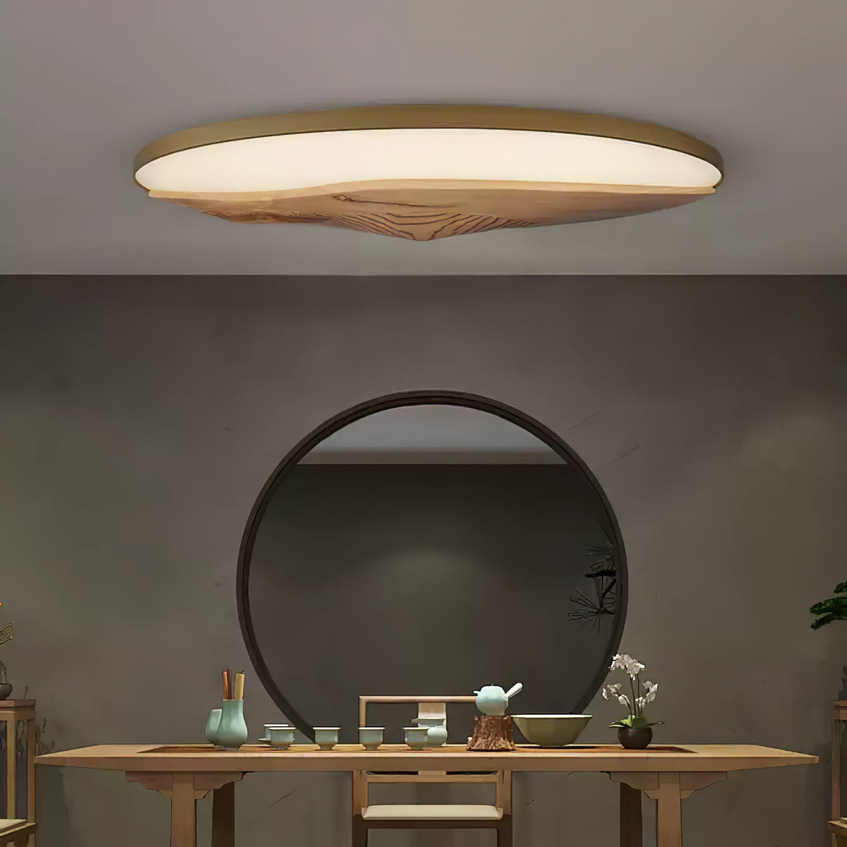Vishaarae Scandi houten plafondlamp