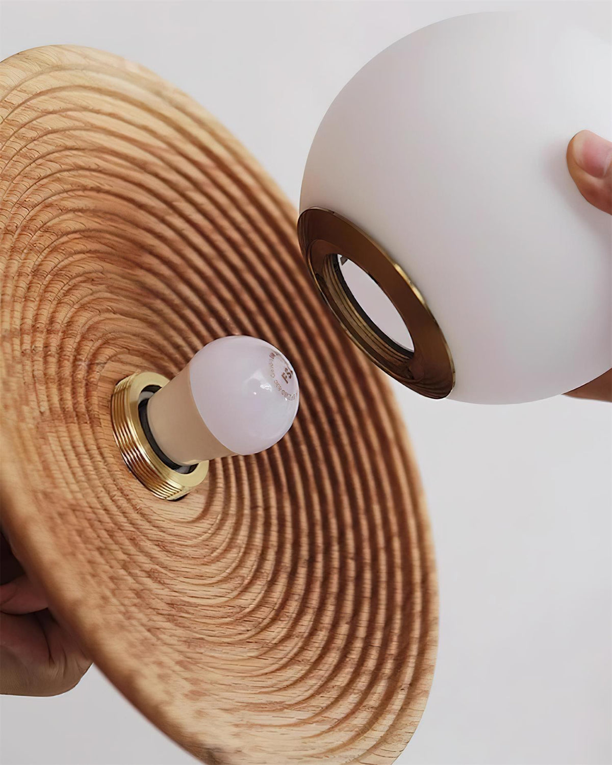 Cirisena hanglamp walnootkleur