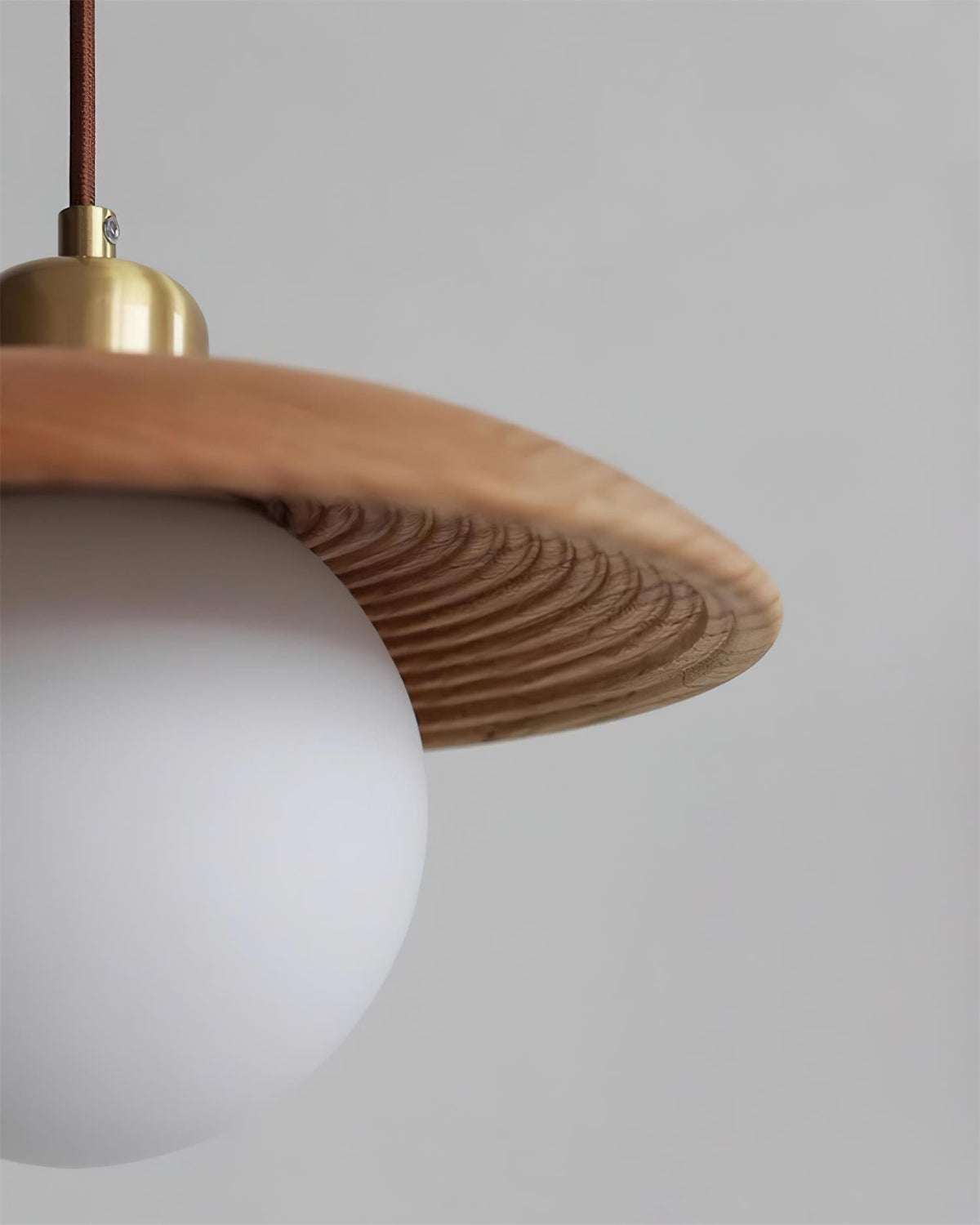 Cirisena hanglamp walnootkleur