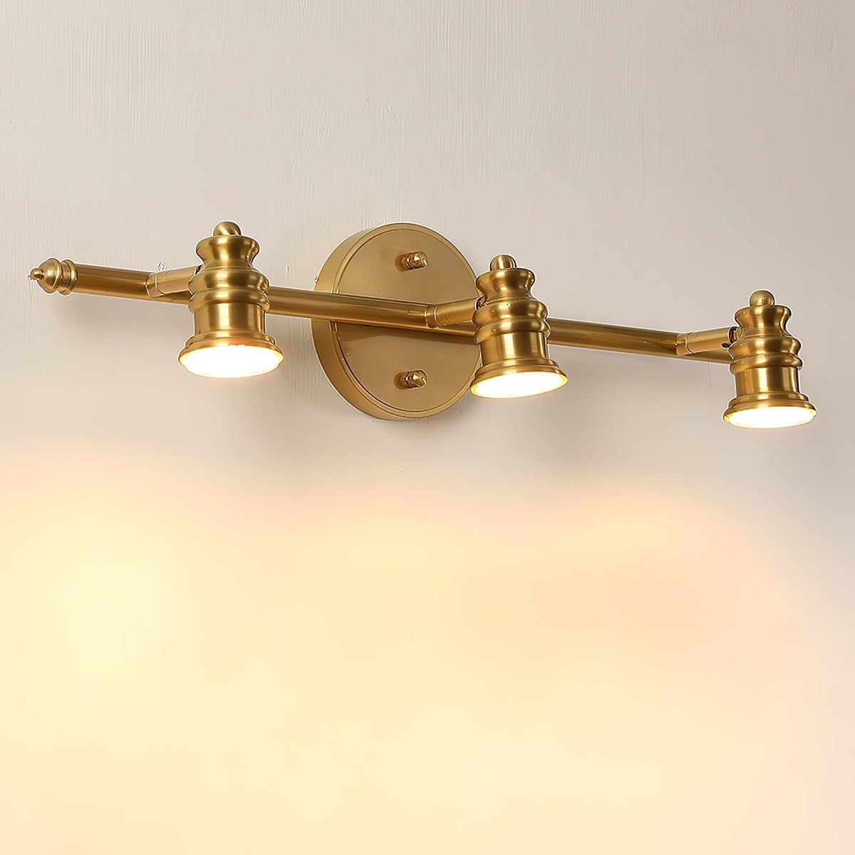 Corten messing wandlamp