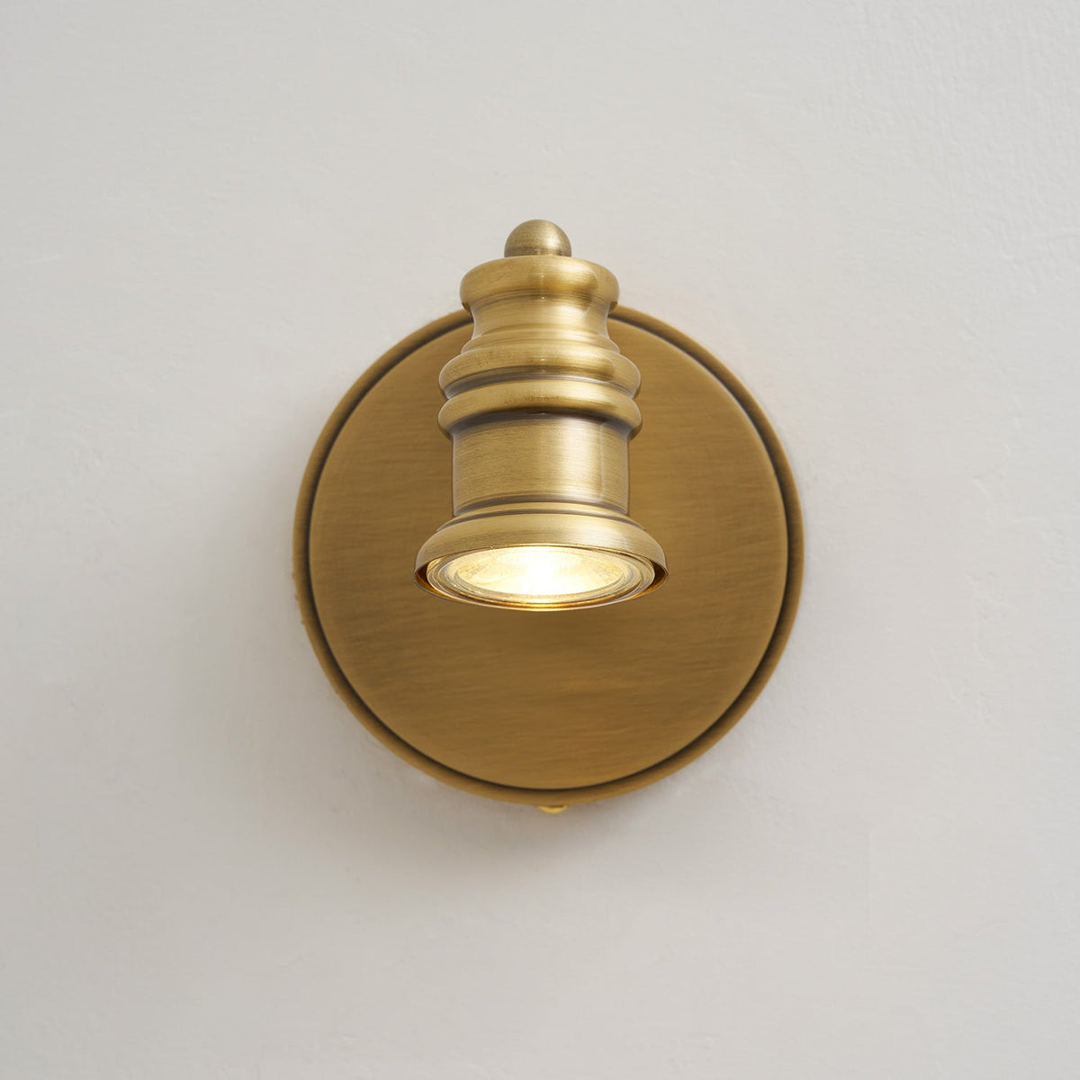 Corten messing wandlamp