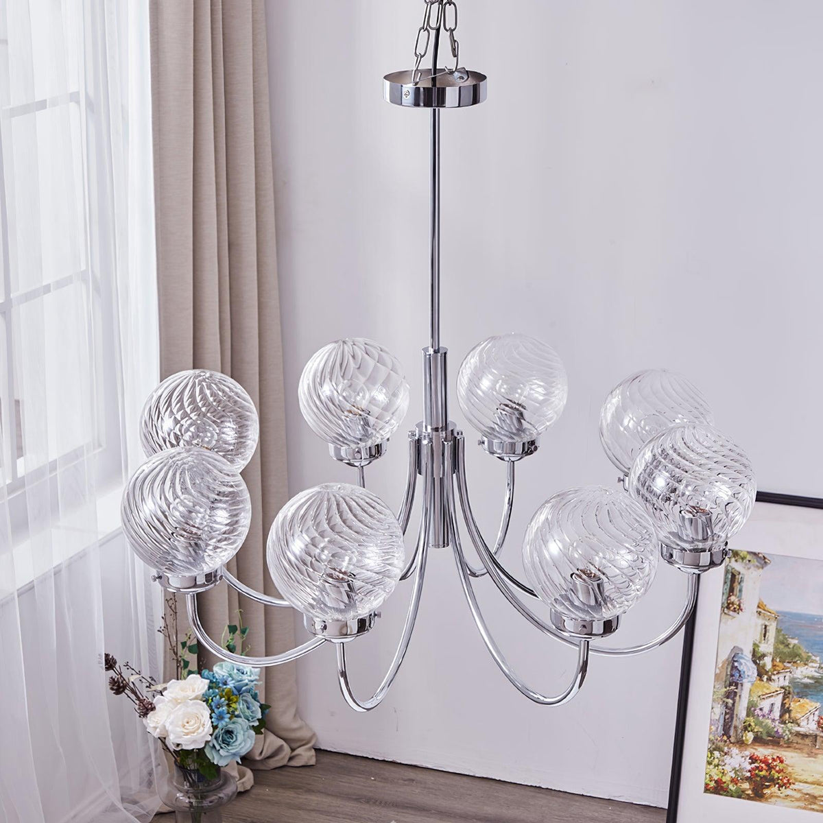 Armiriel elegantie Nordic glas Kroonluchter