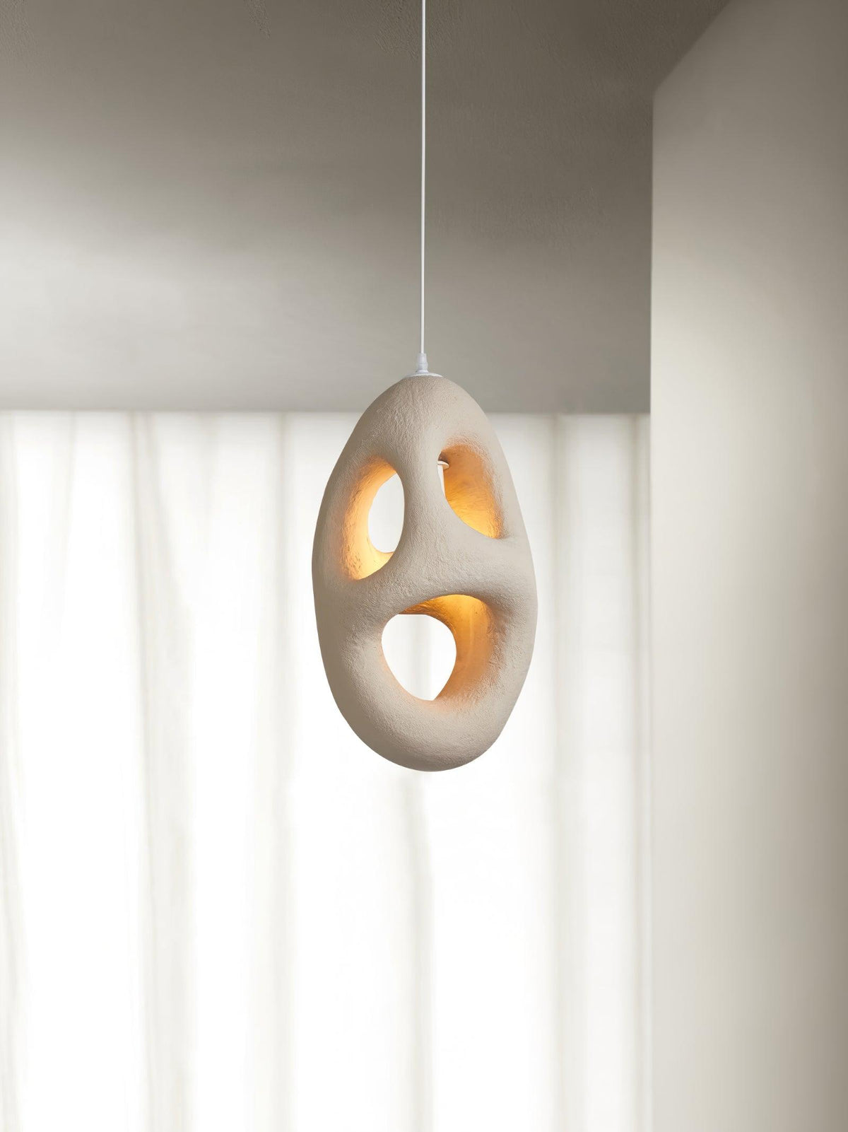 Evenu Beige artistieke hanglamp
