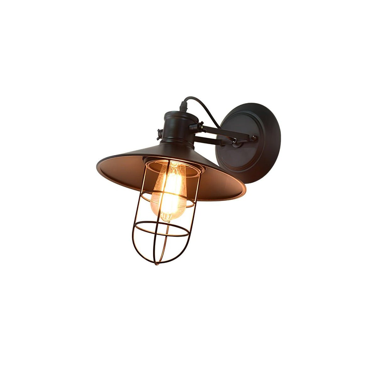 Eiraniella Abnormal Harbour Industriële wandlamp van glas
