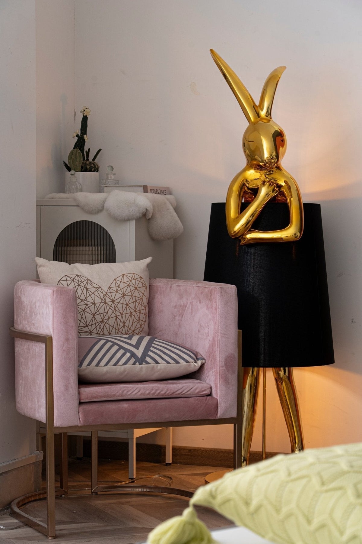 Sedr Luxe vloerlamp met silhouet van een konijn